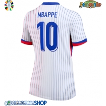 Maglie da calcio Francia Kylian Mbappe #10 Seconda Maglia Femminile Europei 2024 Manica Corta
